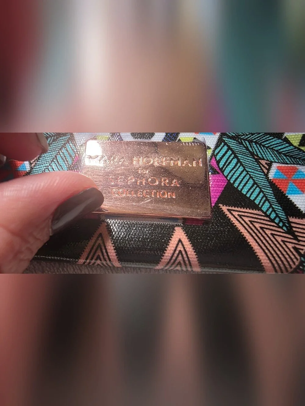 NWT - Mara Hoffman Kaleidoscope . Foldover Clutch